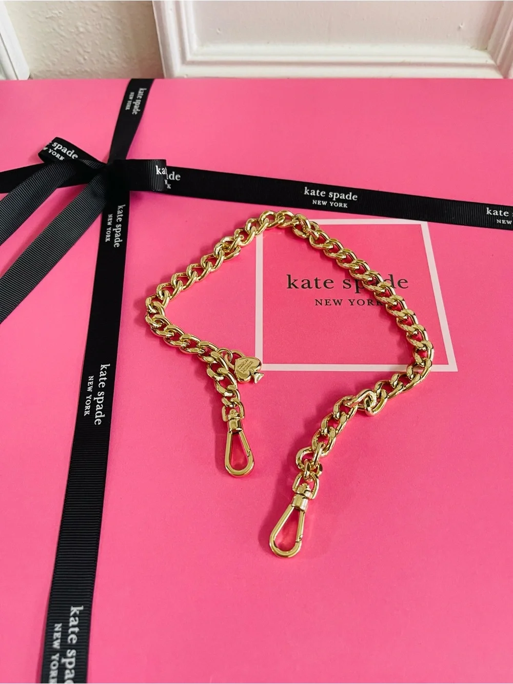 Kate Spade New York Shoulder Bag Gold Chain Strap